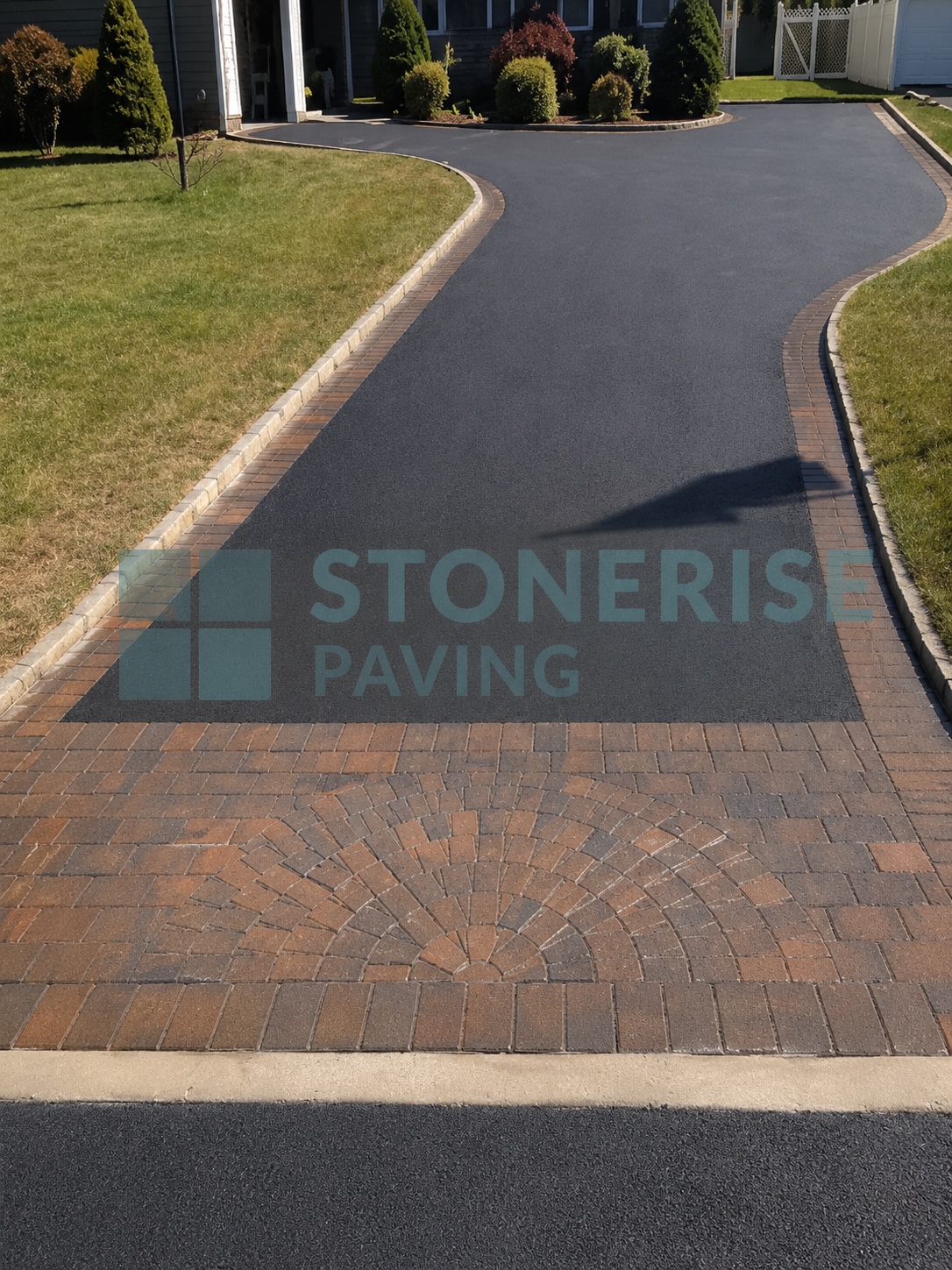 Block paving driveway