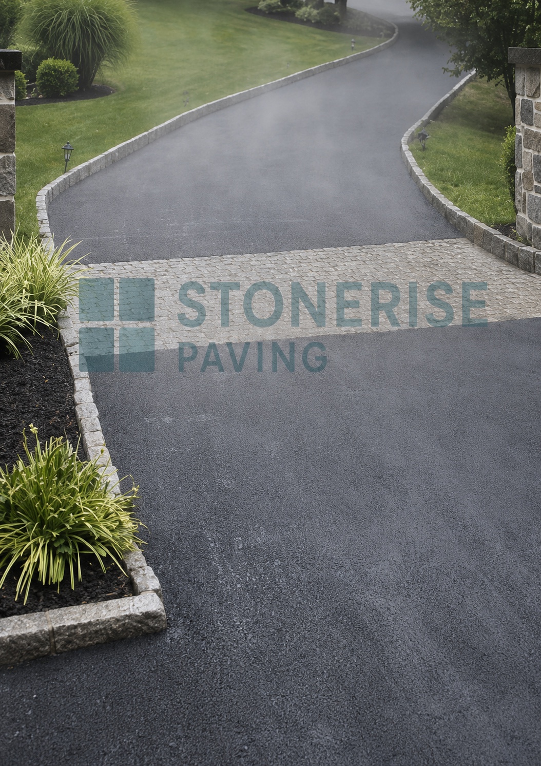 Driveway installation by StoneRise Paving