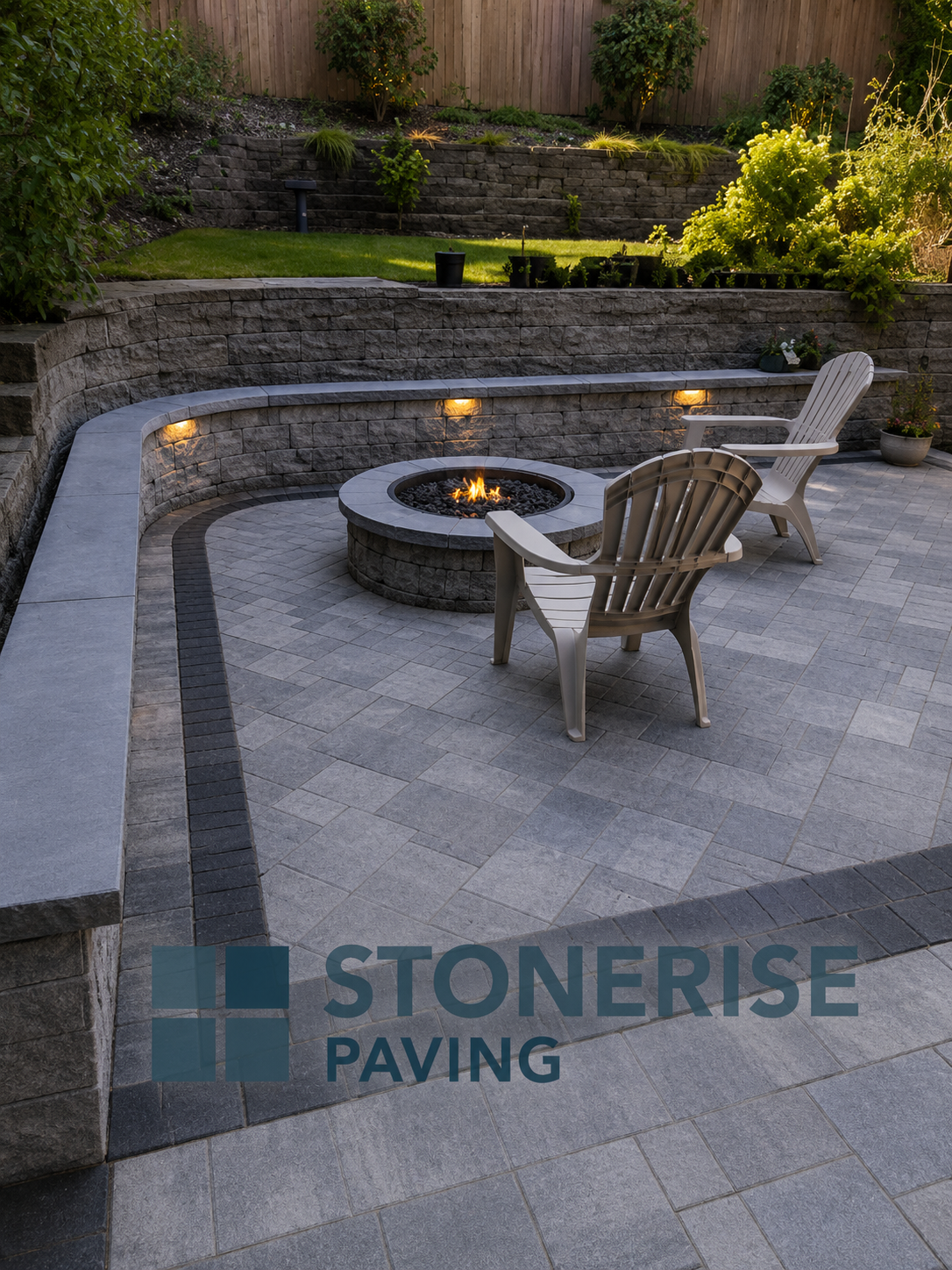 Porcelain patio